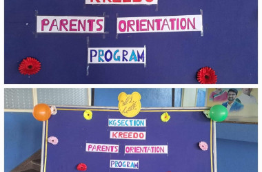 KG Section Kreedo Parents Orientation Program 2024