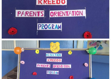 KG Section Kreedo Parents Orientation Program 2024