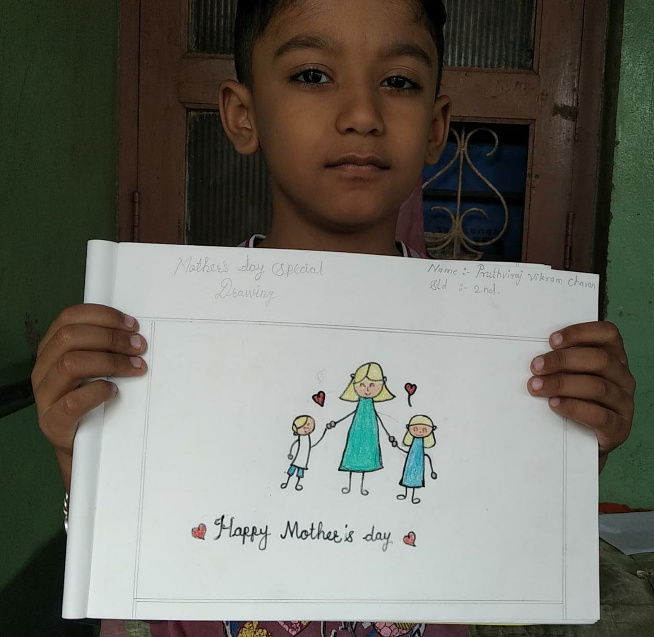 Mother's Day Directed Drawing for Kids - Draw Yourself with Someone Sp –  HOWYWOOD Kindergarten